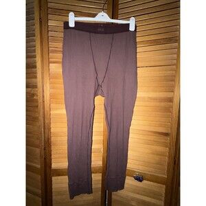 SKIMS Ribbed Modal Leggings in Rust Brown Size 3X